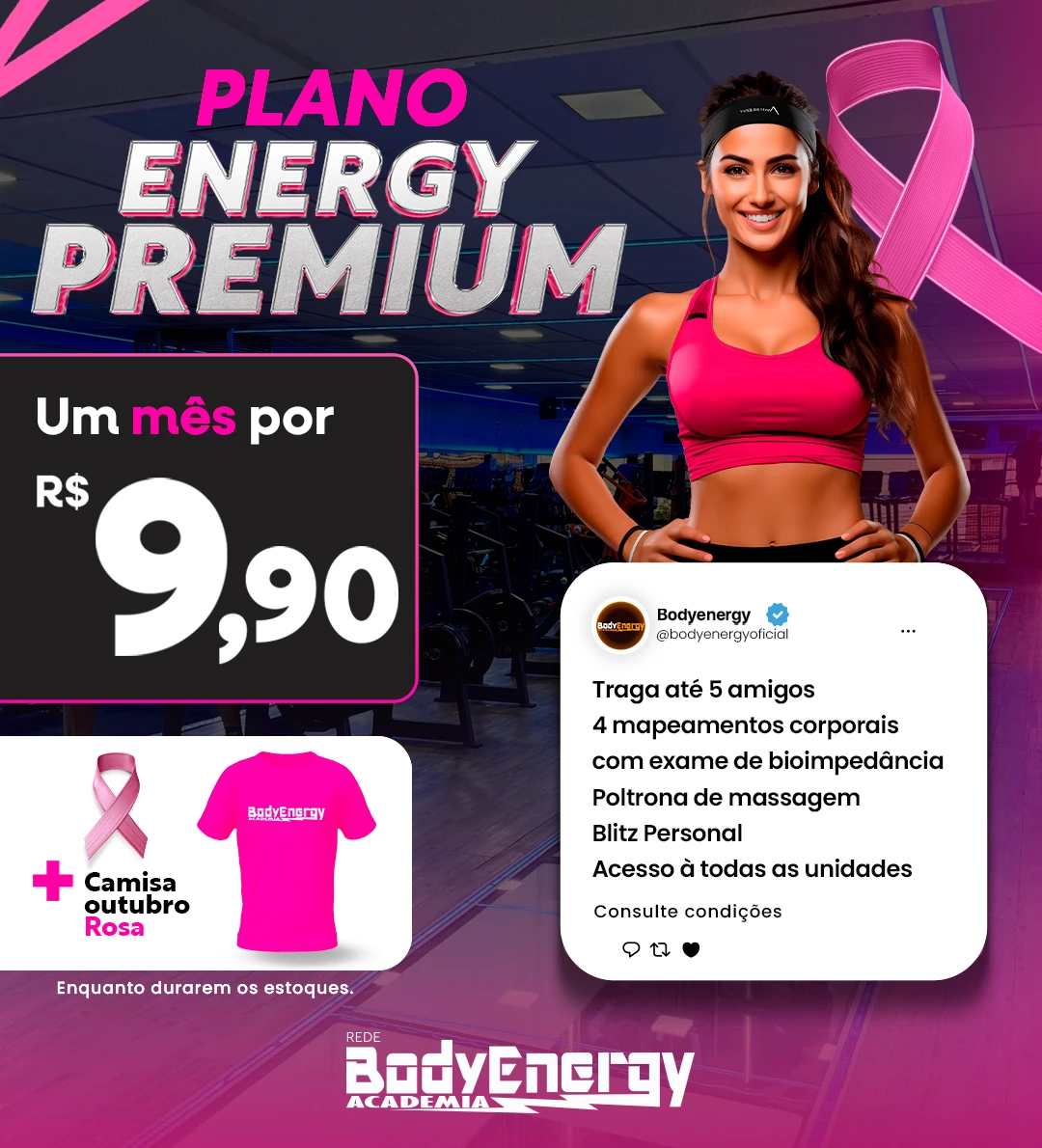 Promoção Body Energy
